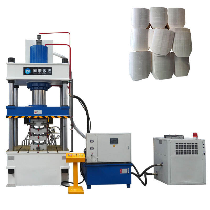 دستگاه پرس هیدرولیک صفحات بالستیکی پلی‌اتیلن (PE) ظرفیت ۳۱۵ تن