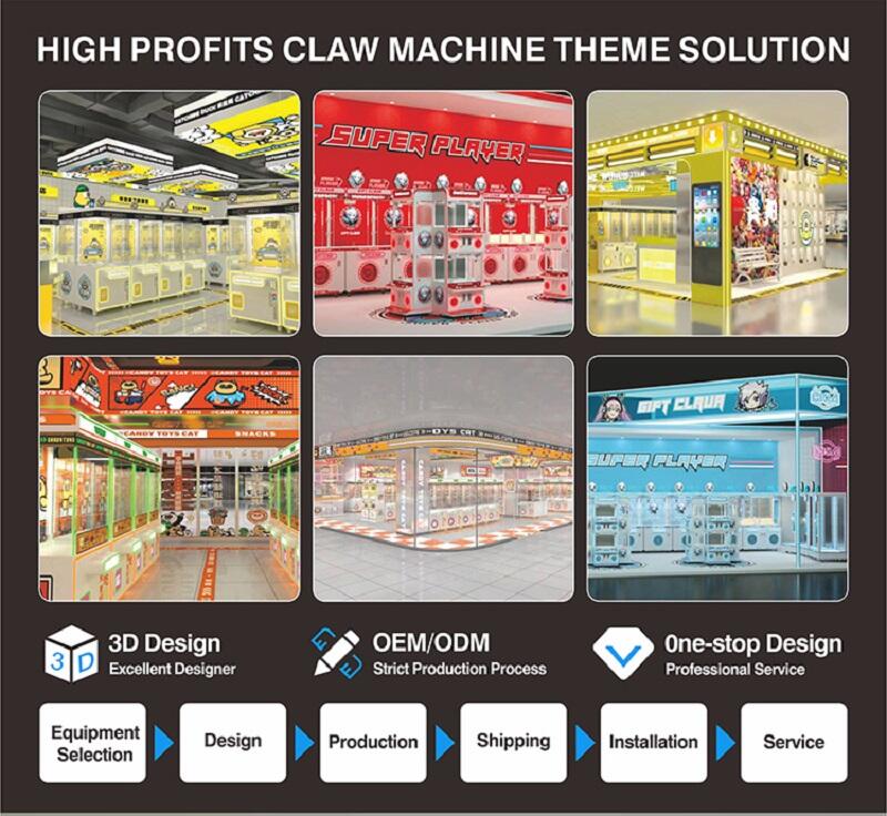  One Stop Service Claw Prize Game Machine factory