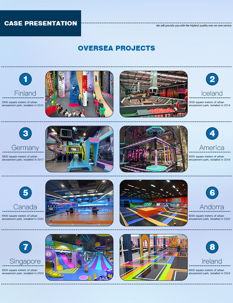  Kids Trampoline Park factory