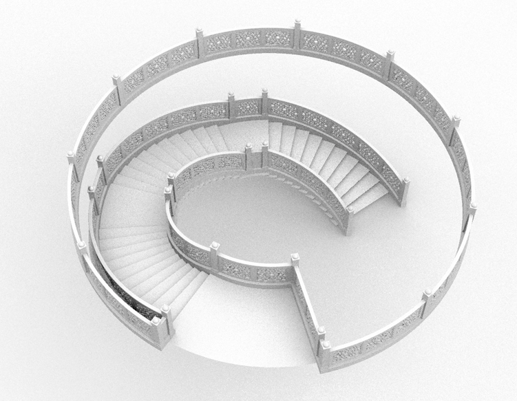 Imam Al Bukhari Mosque – Interior Spiral Staircases Project