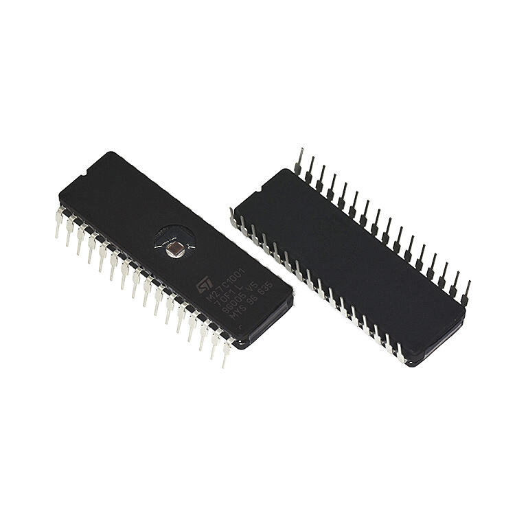 Jeking ต้นฉบับและใหม่ หน่วยความจำแบบขนานและการจัดเก็บข้อมูล EPROM 1M (128Kx8) 70ns M27C1001-70F1L