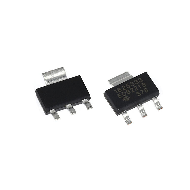Jeking PMIC - วงจรจัดการพลังงาน ICs LDO เครื่องปรับแรงดันไฟฟ้า 500 mA CMOS LDO Vout 3.3V ETR MCP1825ST-3302E-DB