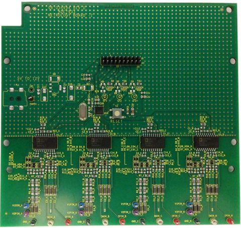 EVAL-ADE7978EBZ, Evaluation Board Evaluating the ADE7978 Isolated Metering Chipset Reference Design using part ADE7978ACPZ by Analog Devices