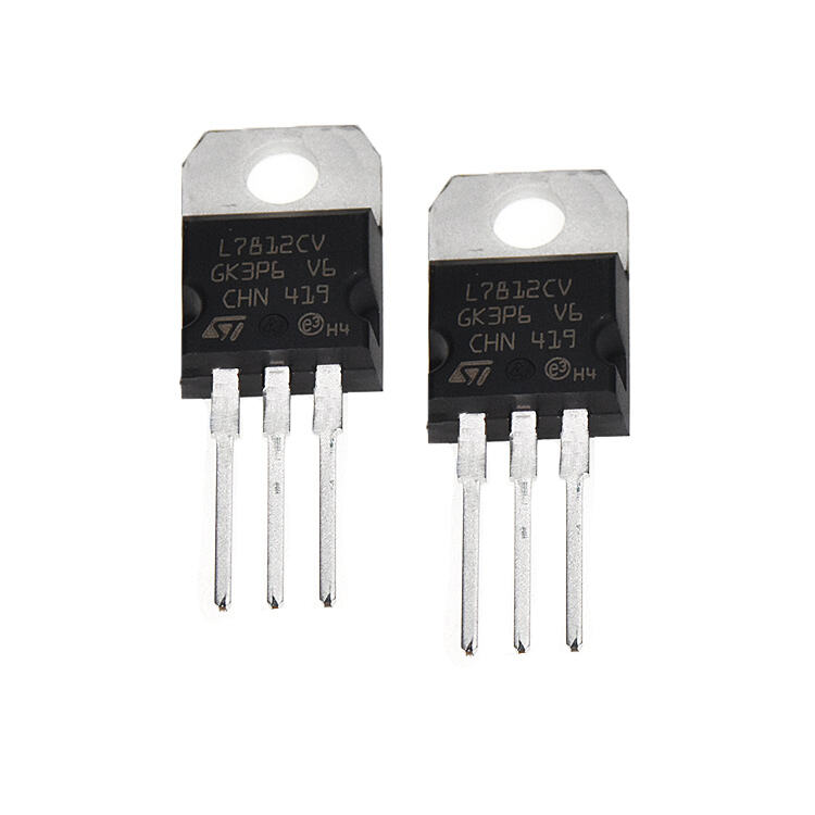Jeking GKIDX Vb Linear Voltage Regulators POS Voltage Reg IC 3-Terminal 1.5A L7812CV-DG