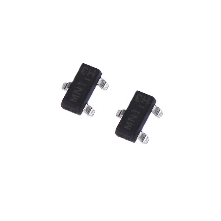Jeking 2N7002 6 Ohms MOSFET Transistors 1 N-Channel Single SOT-23-3 2N7002A-7