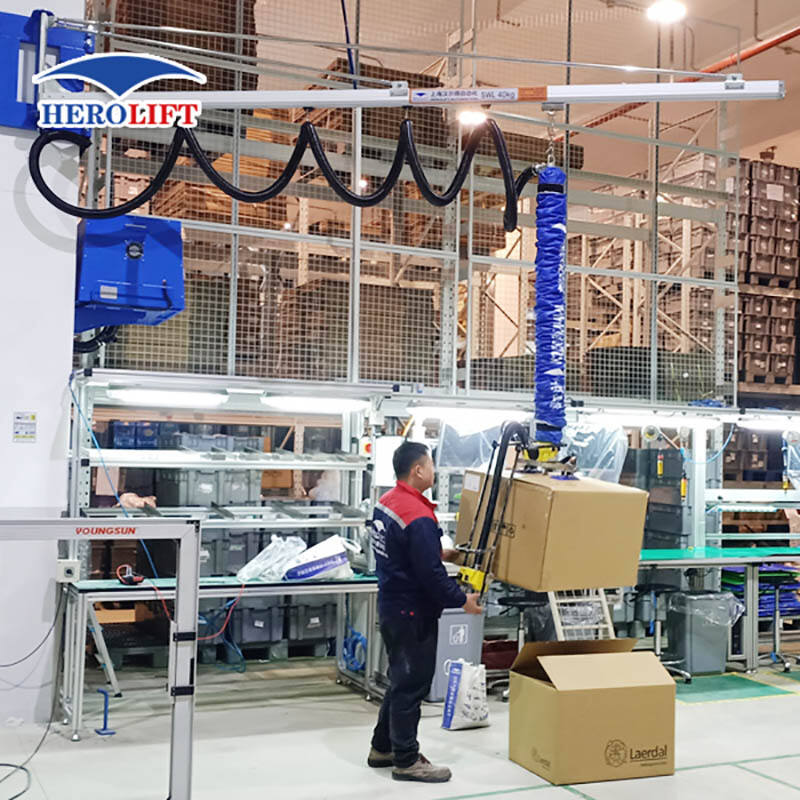 Revolutionizing overhead handling with new vacuum tube lift with flexible handle