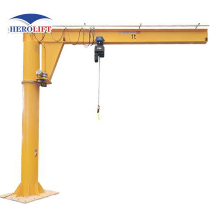 Enclosed Track Jib Cranes and electric hoist lifting device