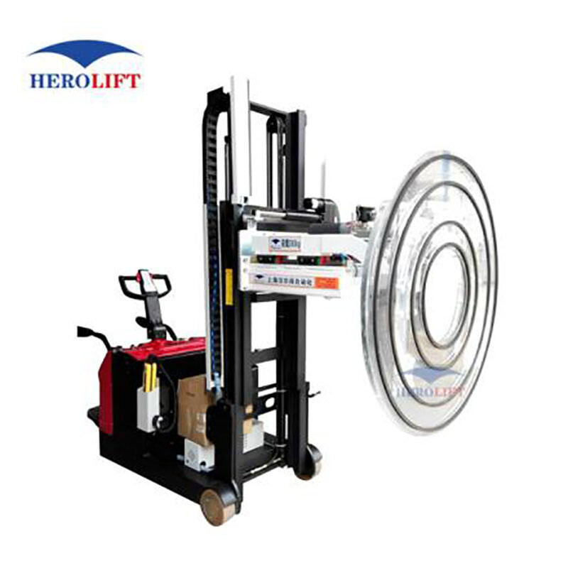 Semi-Automatic Stacker truck lifting Aluminum coils vacuum lifter by Electrical