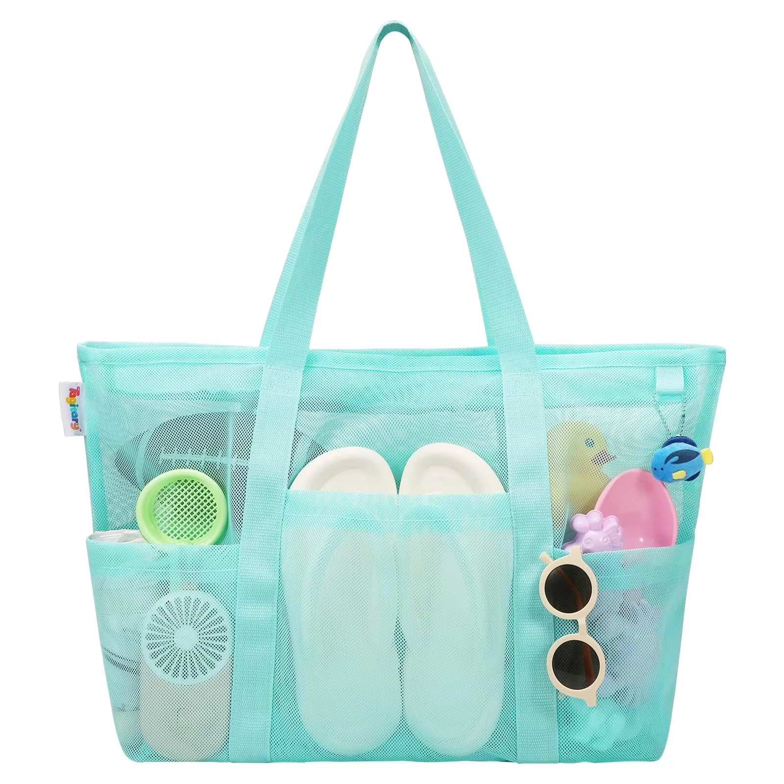 How to Organize Items in a Beach Bag with Pockets?