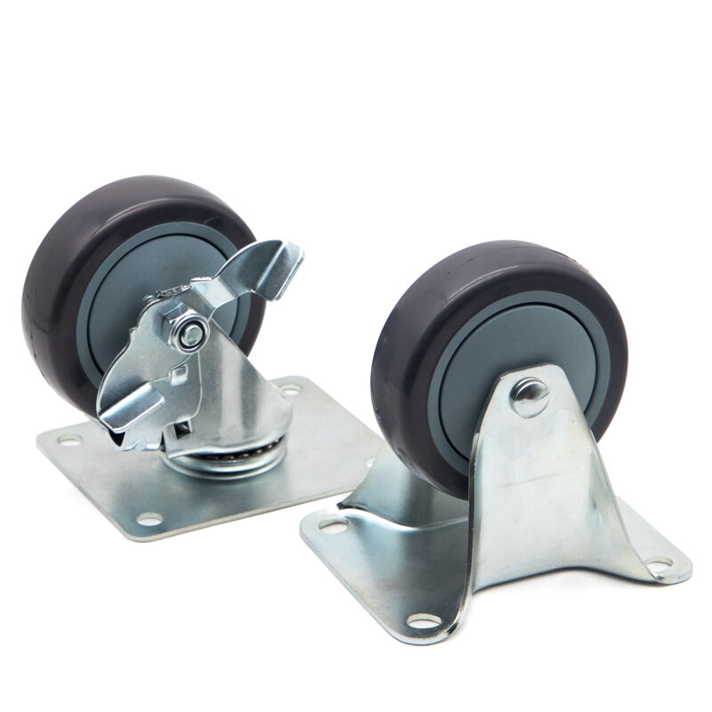 Industrial and middle duty caster wheel