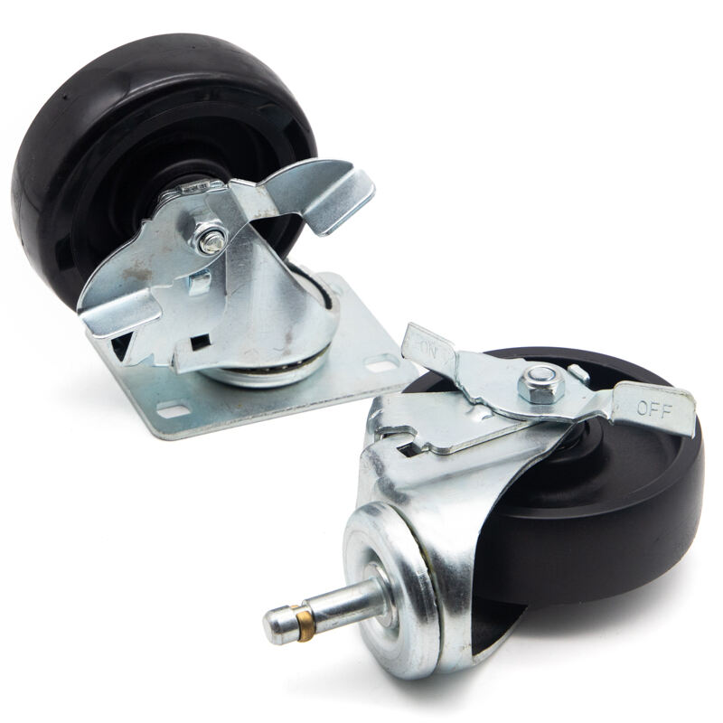 Industrial and middle duty caster wheel