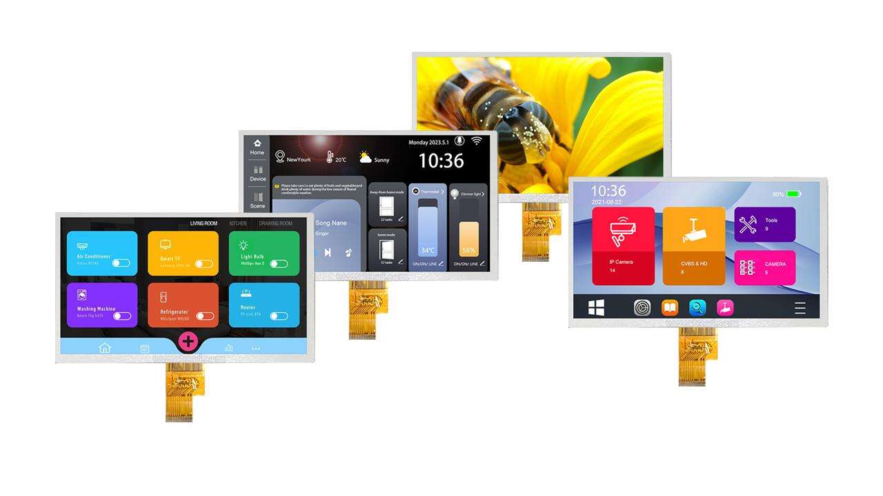 8 inch 1024*600 12H LVDS Interface HX8696/HX8282 IC TFT LCD Display Modules