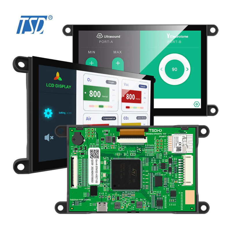 TSD 4,3 ίντσών 800x480 Ανάλυση Gen4-STM32 UART Σειριακή Θύρα Υποδοχής Έξυπνη Μονάδα