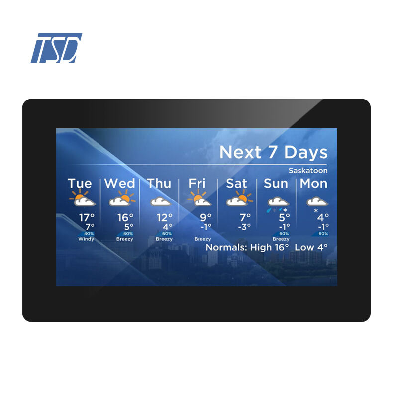 โมดูลแสดงผลหน้าจอ TFT LCD ขนาด 7 นิ้ว ความละเอียด 800*480 อินเทอร์เฟซ UART รุ่น EK9716BD และ EK73002ACGB+FT5446