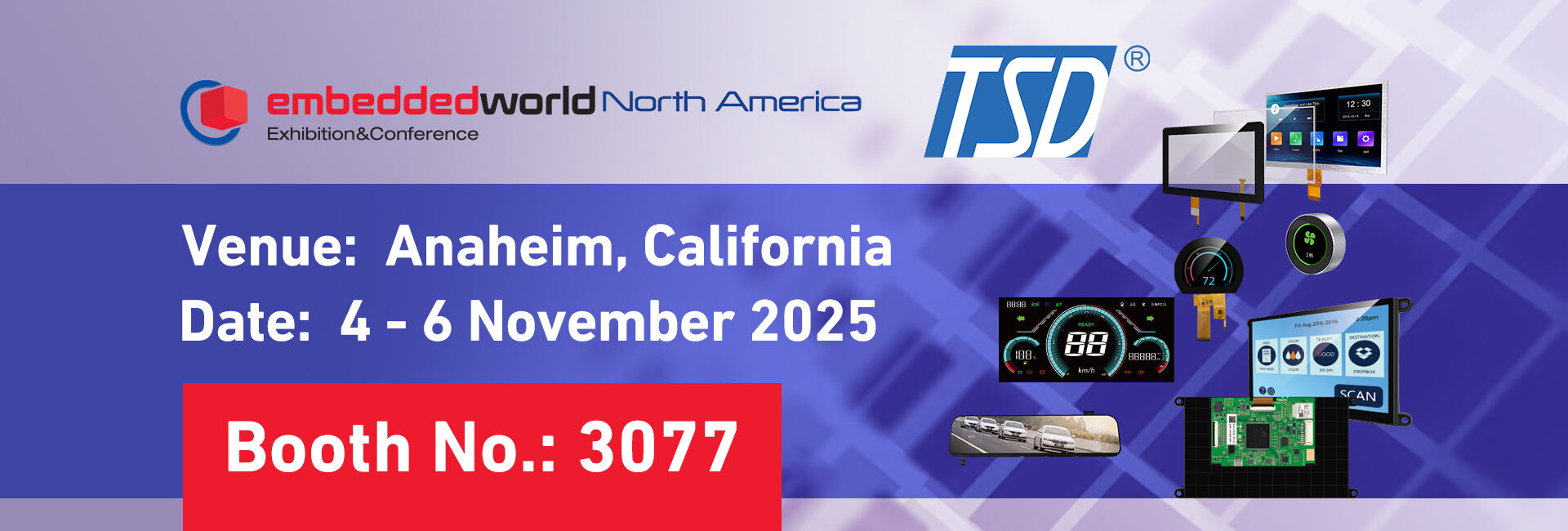 TSD-Embedded World North America 2025!