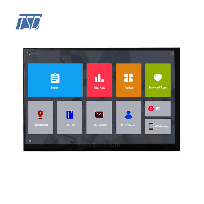 7 tum 1280x800 IPS-skärm ST5821C+ST5084C IC LVDS-gränssnitt touchpanel TFT LCD-displaymoduler