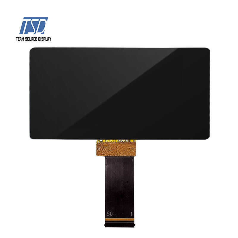 All Black Color OCA 5 Zoll 800*480 IPS-Bildschirm ST7262A RGB-Schnittstelle TFT LCD-Display-Module