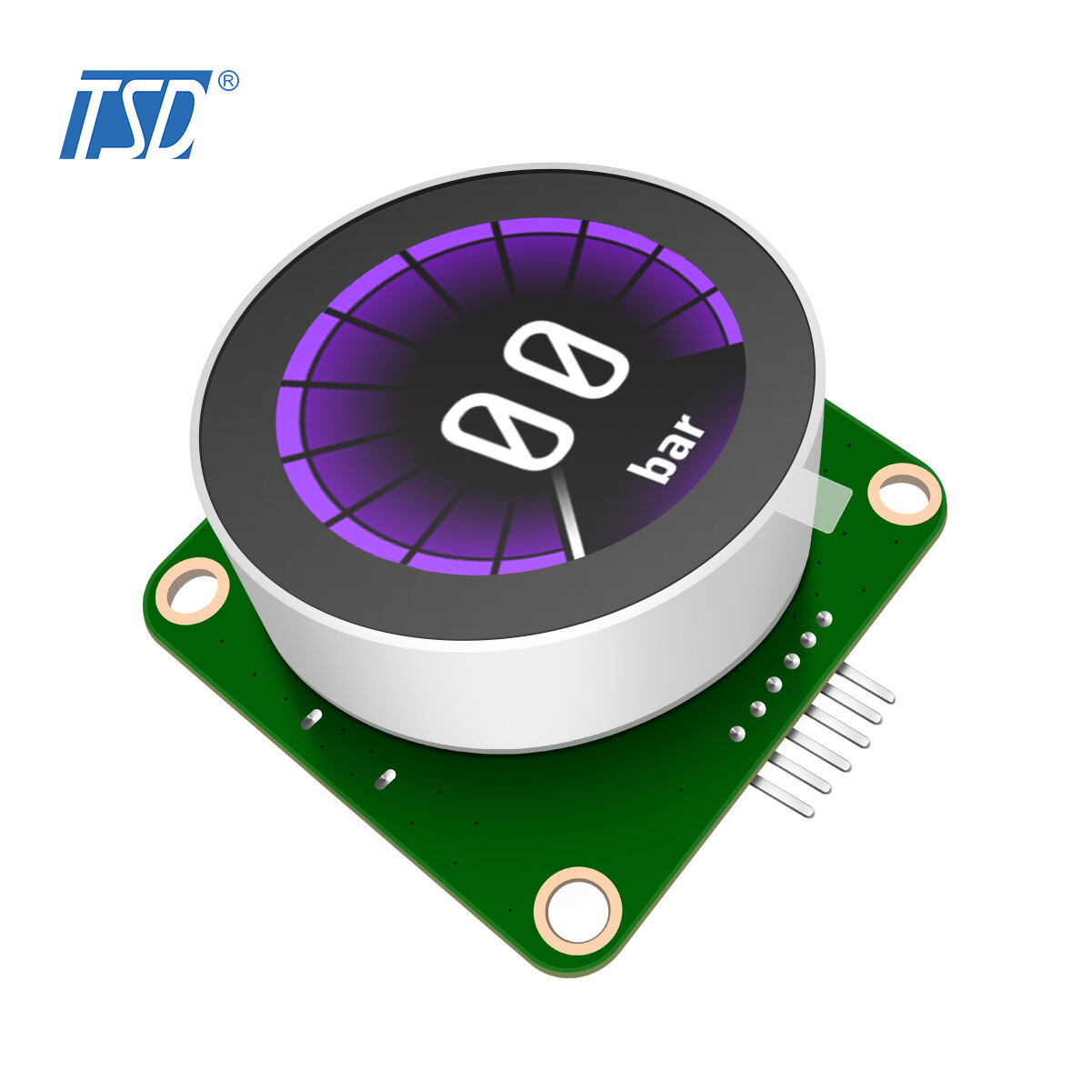 modul Display LCD IPS cu TFT Rotund 1.3 Inch 240*240, STM32C091, Buton Rotativ Smart Switch UART pentru Aplicanțe Electronice Casnice