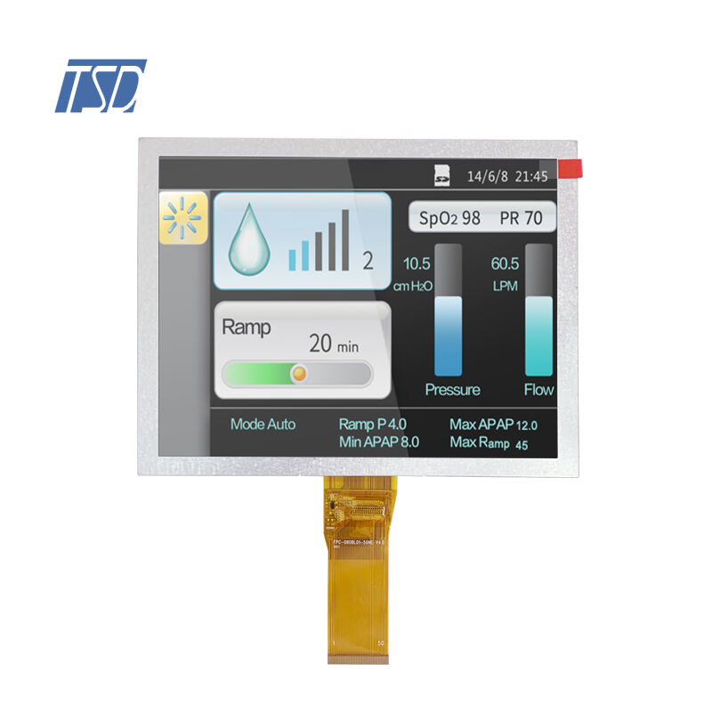 8 palcový 800*600 12H RGB Rozhraní HX8262+HX8696 IC TFT LCD Displejové moduly