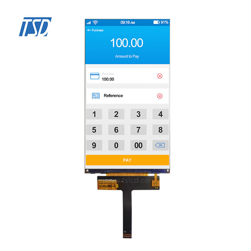 Automotive Grade 2.9 inch 376x960 IPS Screen 450 nits ST7701S IC MIPI Interface TFT LCD Display Modules