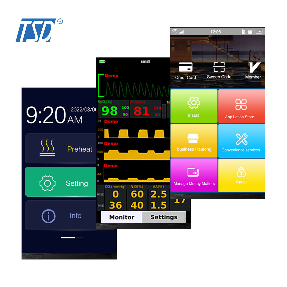 5 Inch 480*854 IPS Screen 1200 Nits MIPl Interface Two Wheel Vehicle Dashboard Motorcycle EV Scooter TFT LCD Display Modules