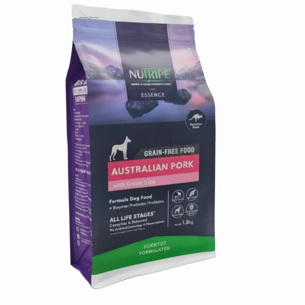 Large Flat Cat Pet Food Dog Food 500g 1kg 2.5kg 10kg 15kg 20kg Packaging Square Bottom Plastic Bag