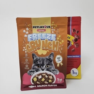 Aliment pour chat parfum poulet lyophilisé, 1 kg, conditionné en sac