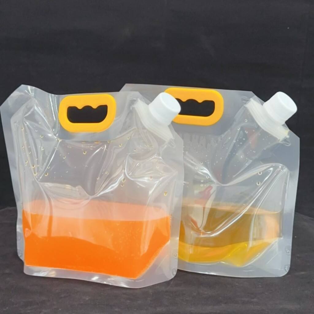 High Quality Customized Plastic Spout Pouch 2.5L5L Liquid Stand Bag for Cooking Water Juice Drinks Secure for Mineral Wate