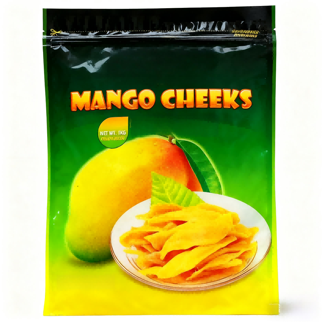 Food Grade 250g Nuts Snack Packaging Material Customize Freeze Dried Fruits Ziplock Food mango Mylar Bags