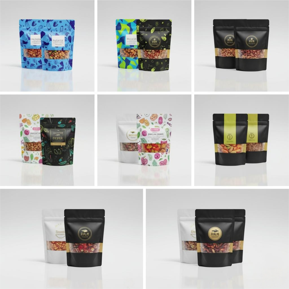 Πώς να επιλέξετε μεταξύ επίπεδων και όρθιων φακέλων για τρόφιμα