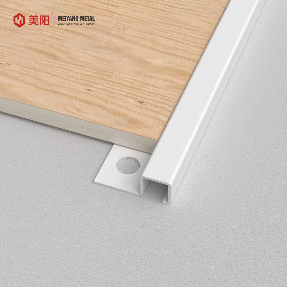 Customized Design Plain Color Edge Protector Corner Plastic Ceramic Tile Trim manufacture