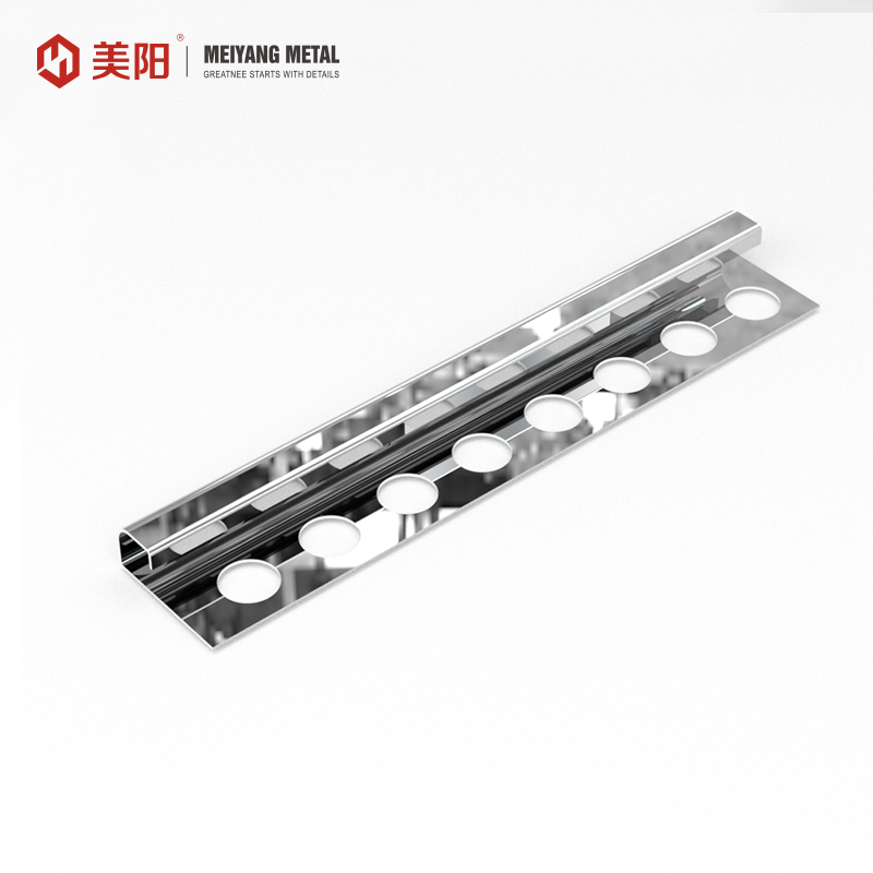 Thickness Ceramic Trim Stainless Steel Metal Tile Trim Corner For Edges Decorative details