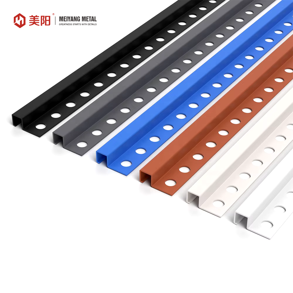 Customized Design Plain Color Edge Protector Corner Plastic Ceramic Tile Trim supplier