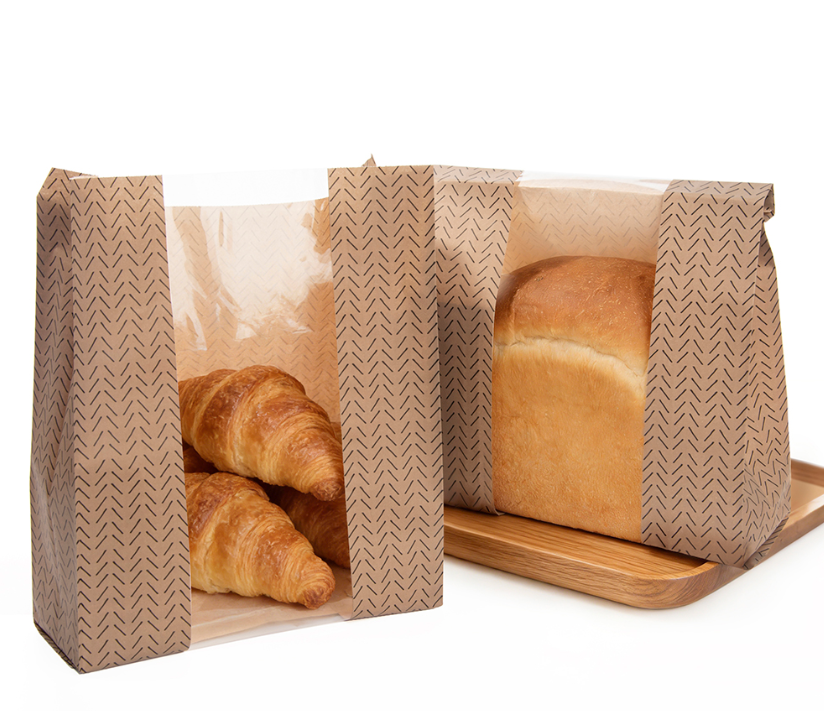 Warum werden durchsichtige Brotbeutel zur Präsentation von Backwaren bevorzugt?