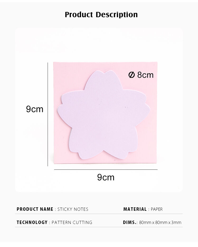 romantic cherry blossom sticky note -17