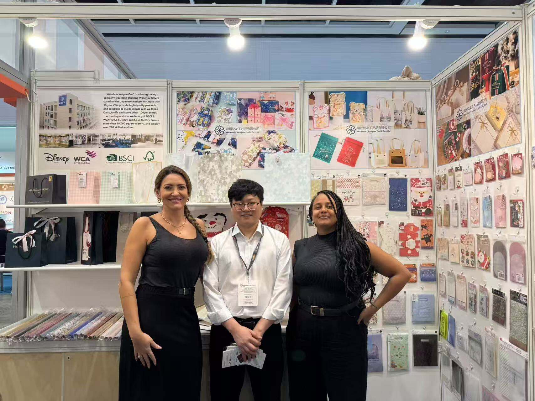 Yueyou Craft Debuts at 2025 Hong Kong Gifts & Premium Fair: Showcasing Innovative Packaging Solutions to Global Partners