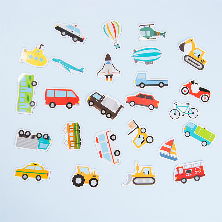 Vehicles Theme Magnetic Refrigerator Magnets 