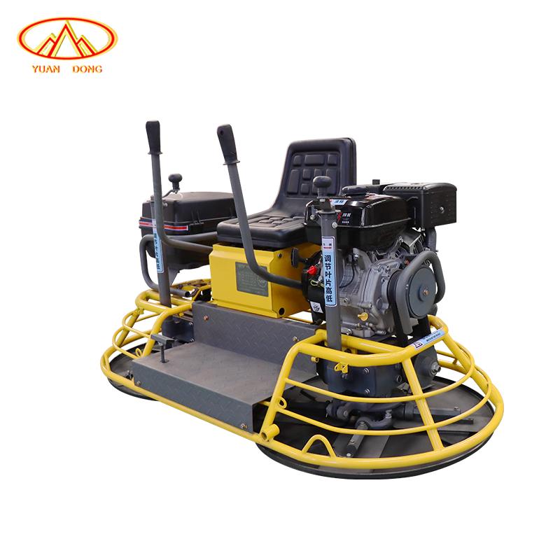 Hot Sale Double Pan Concrete Power Trowel CE Supported Ride-on Road Finishing Thickened Grinding Disc PowerTrowel