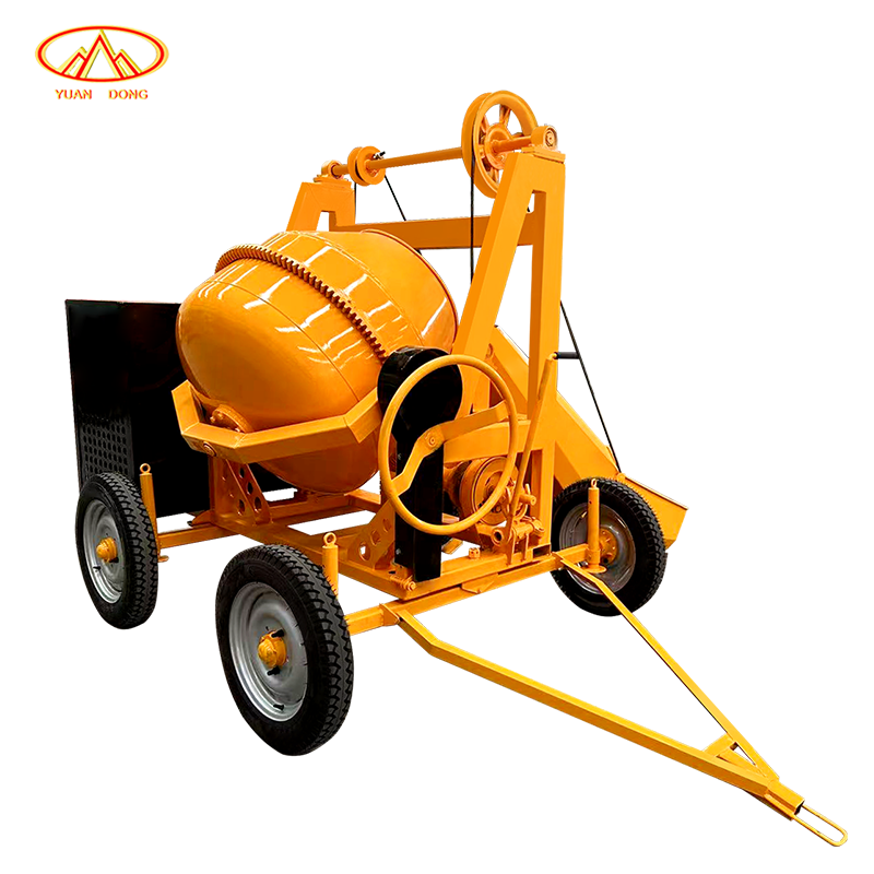 Vertical Small Concrete Mixer With Four Wheels Cement Mixer Mini Concrete Mixer Machines