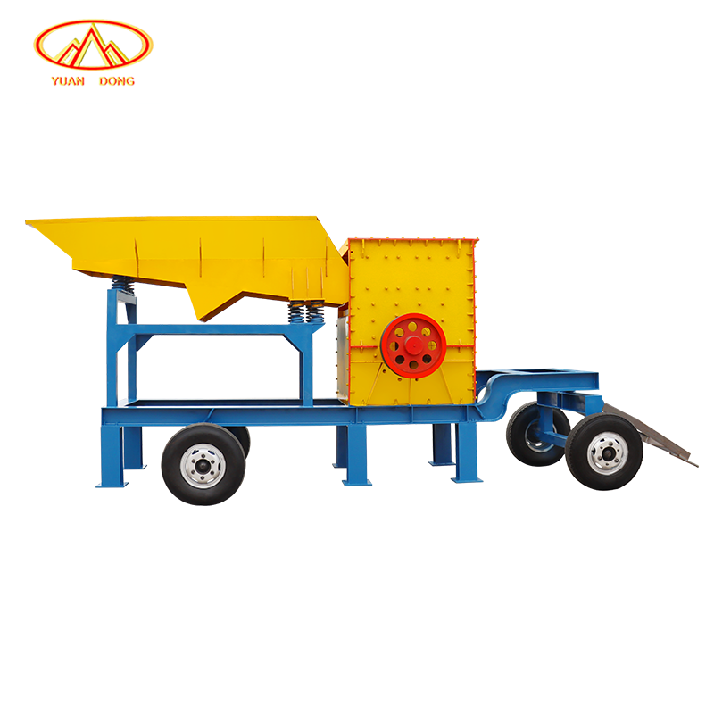 Economic Price Mobile Crusher Unit - Box-type Hammer Crusher for Small Scale Gravel and Concrete Crushing Operations