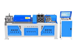 Steel bar straightening machine