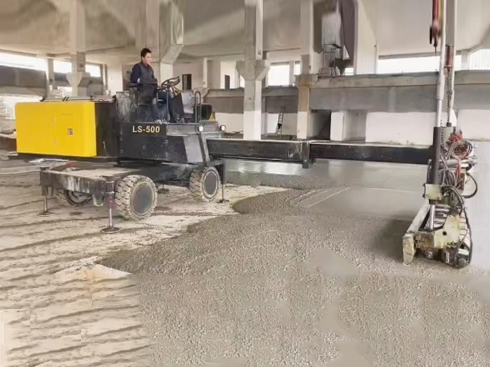 Concrete floor precision leveling automation