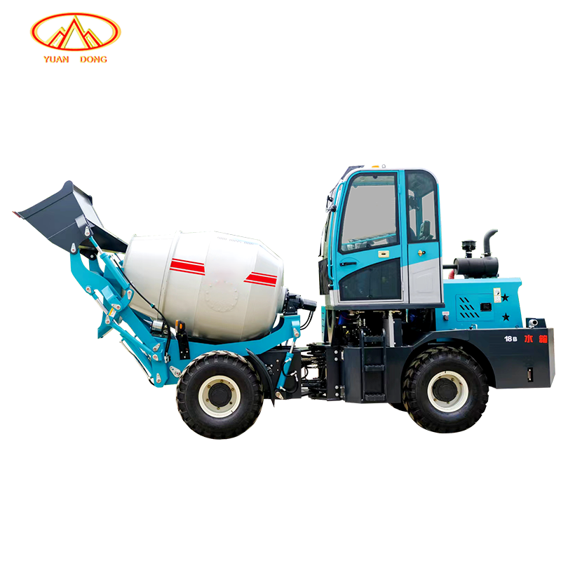 Drum Concrete Truck 1.8-6.5 Cubic Meter Mobile Portable Self Load Concrete Mixer Compact Concrete Mixer Truck for Sale