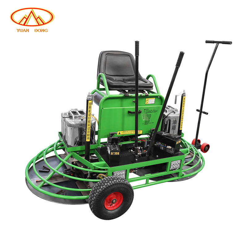 Concrete Petrol Polishing Machine Double Power Mini Ride on Helicopter Power Trowel