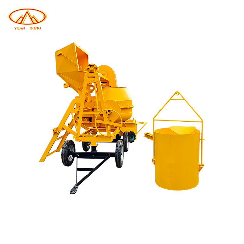 Small  Vertical Electric Concrete Mortar Machine Cement Feed Mixer Drum Type Electric Mixer