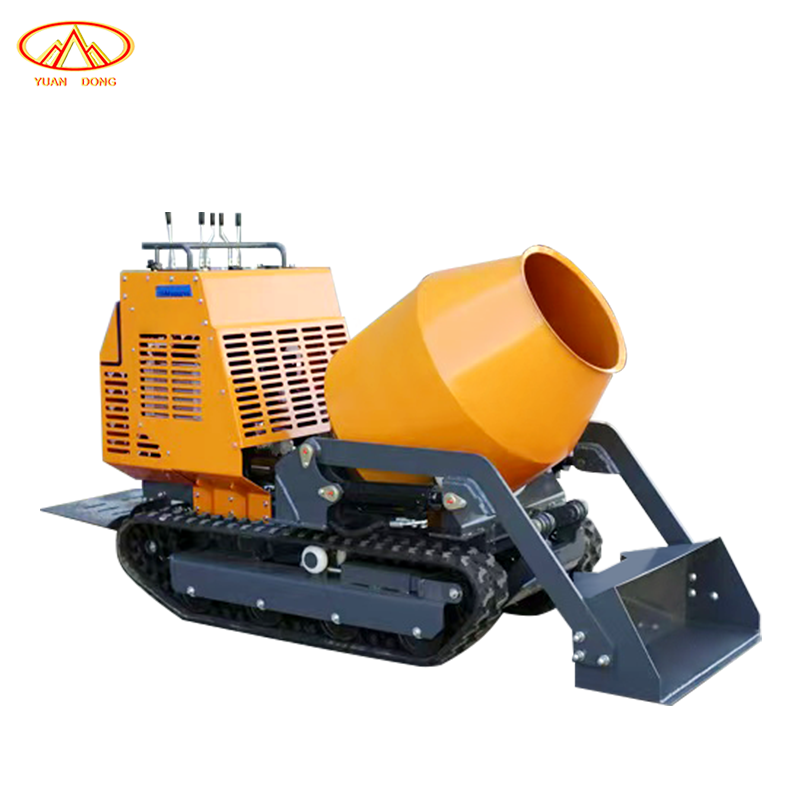 Self Loading Crawler Concrete Mixer Crawler Type Dumper Mortar Truck for Building Construction