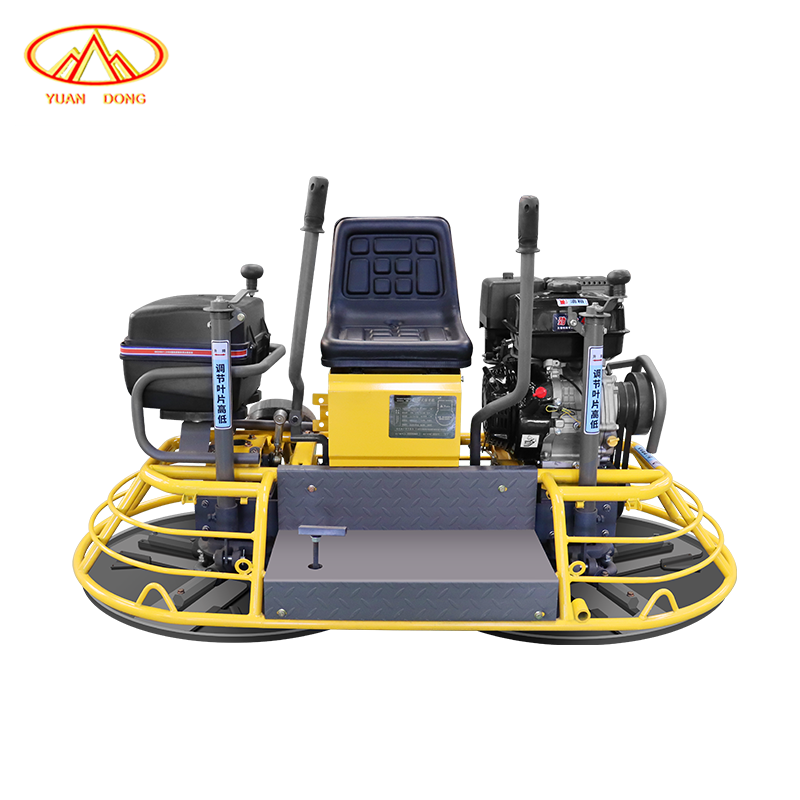 Concrete Ride-On Gasoline-Powered  Engine Power Trowel with Gearbox for Leveling and Smoothing 13Hp 24Hp Ride On Driving Type Concrete Floor Power Trowel Machine Road Machinery For Sale