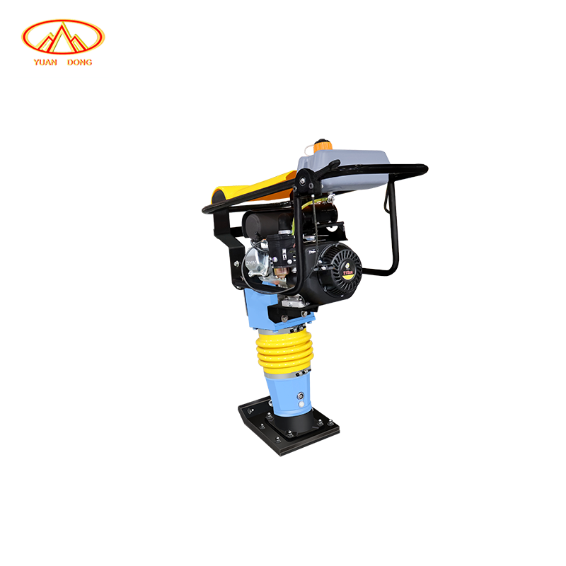 Factory Direct 5.5hp Small Rammer Compactor Hand Tamping Engine Vibrator Rammer Compactor Machine for Road Construction