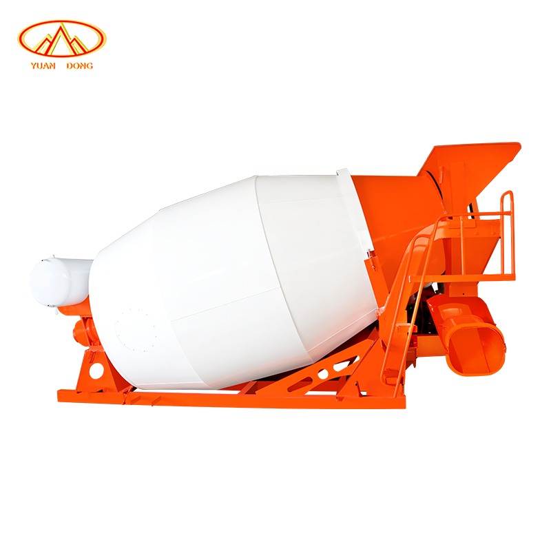 High-strength Alloy Steel Concrete Mixing tank with Fast Unloading Structure Electric Concrete Mixing tank