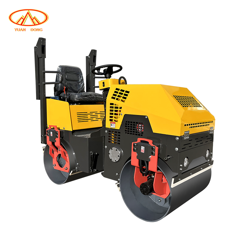 1 tonnás, 2 tonnás, 3 tonnás útgép dupla vagy egyszeres dobos vibráló aszfalt tömörítő minitömörítő járható útkalapács